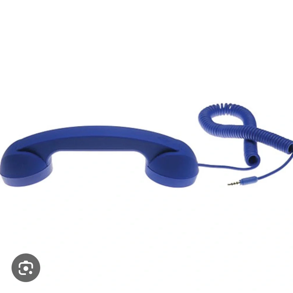 Native Union Pop Phone Retro Handset Soft Touch Attachment w/ Audio Jack w/o Box - Picture 4 of 10
